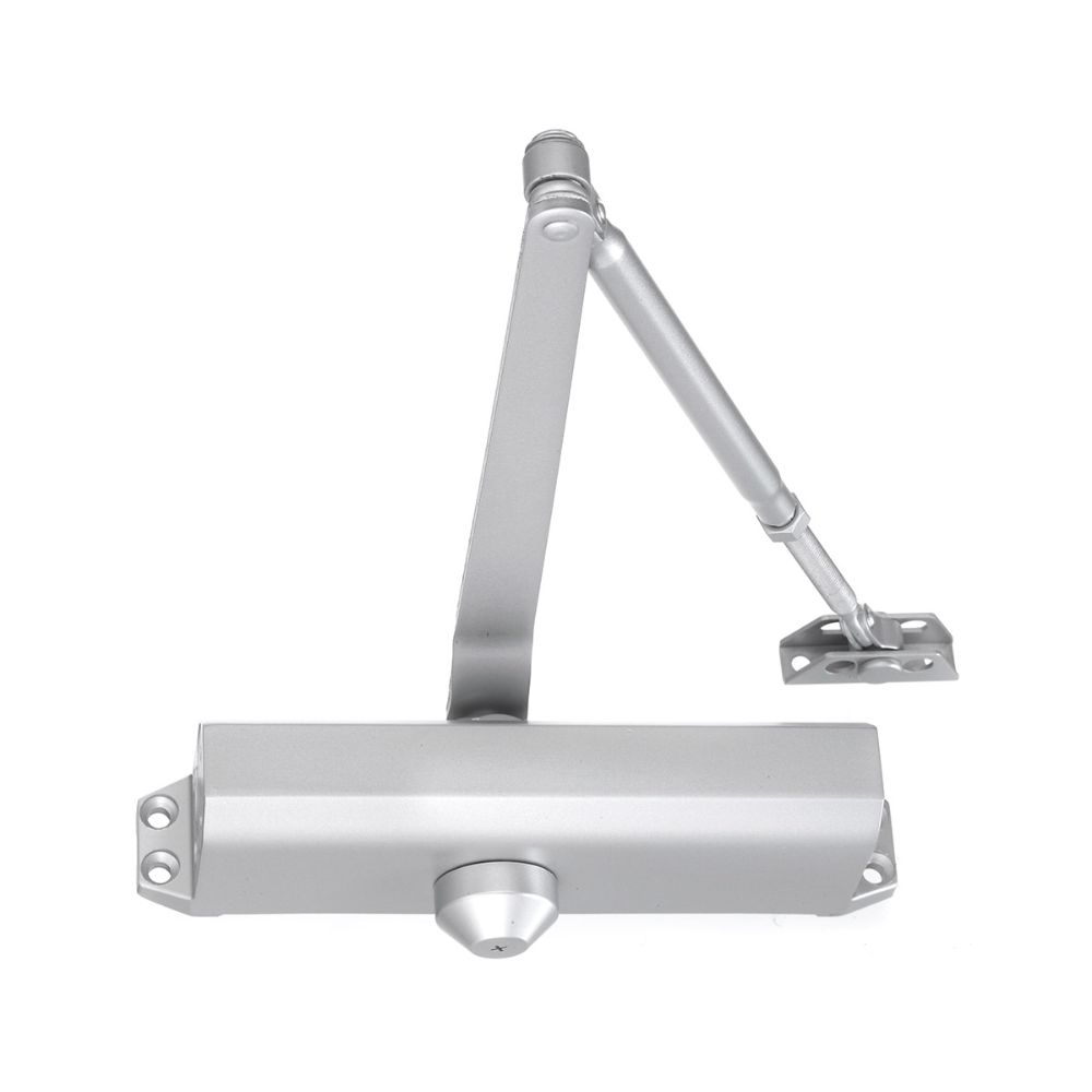 Sure-Loc Hardware DC-C53E SP Surface Door Closer UL Listed ANSI Grade 1  Adjustable Power size 1-5 in Painted Aluminum